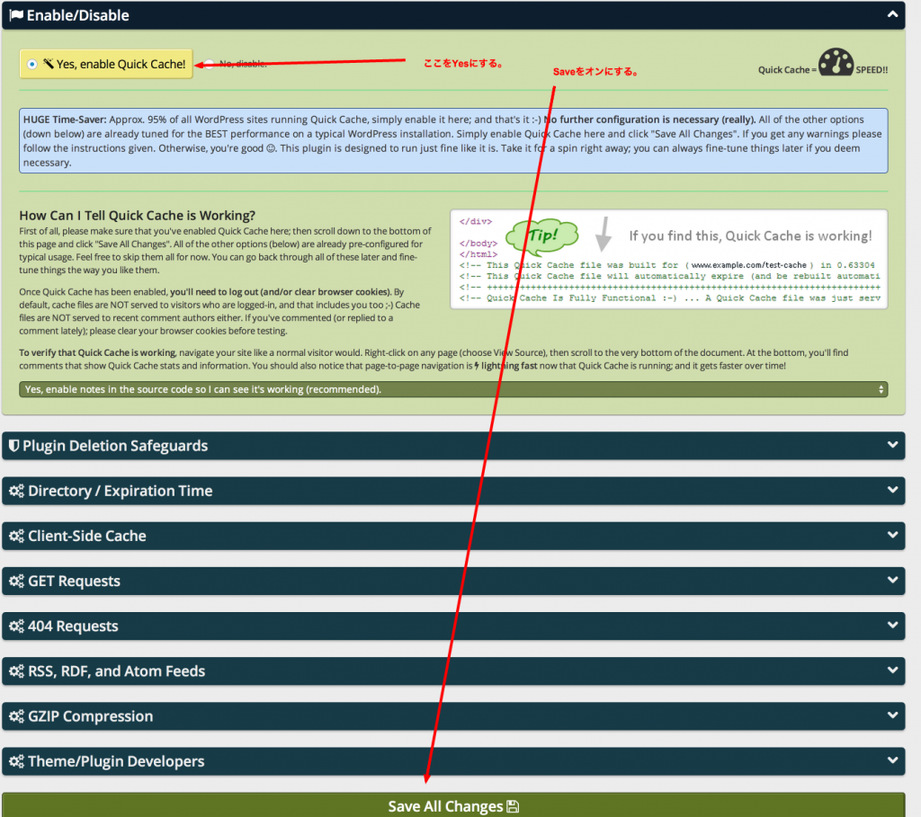 Quick Cache ‹ The CrossCompus Company — WordPress